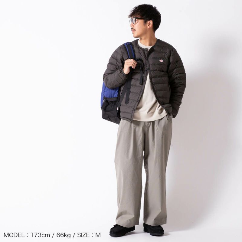 DANTON/ダントン] インナーダウン クルーネックジャケット
