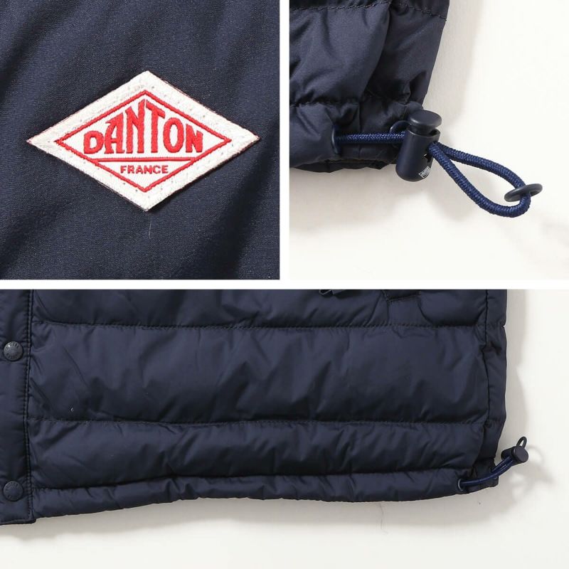 DANTON ダントン インナーダウンクルーネックジャケット メンズ