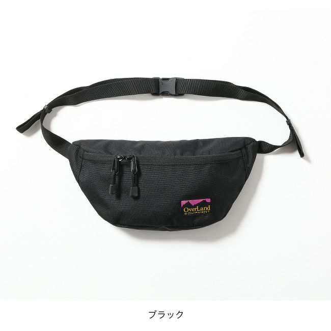 ＊美品＊00's USA製 オーバーランド ウエストバッグ マルチカラー 美品＊00's USA製 オーバーランド ウエストバッグ 黒×灰 バイ