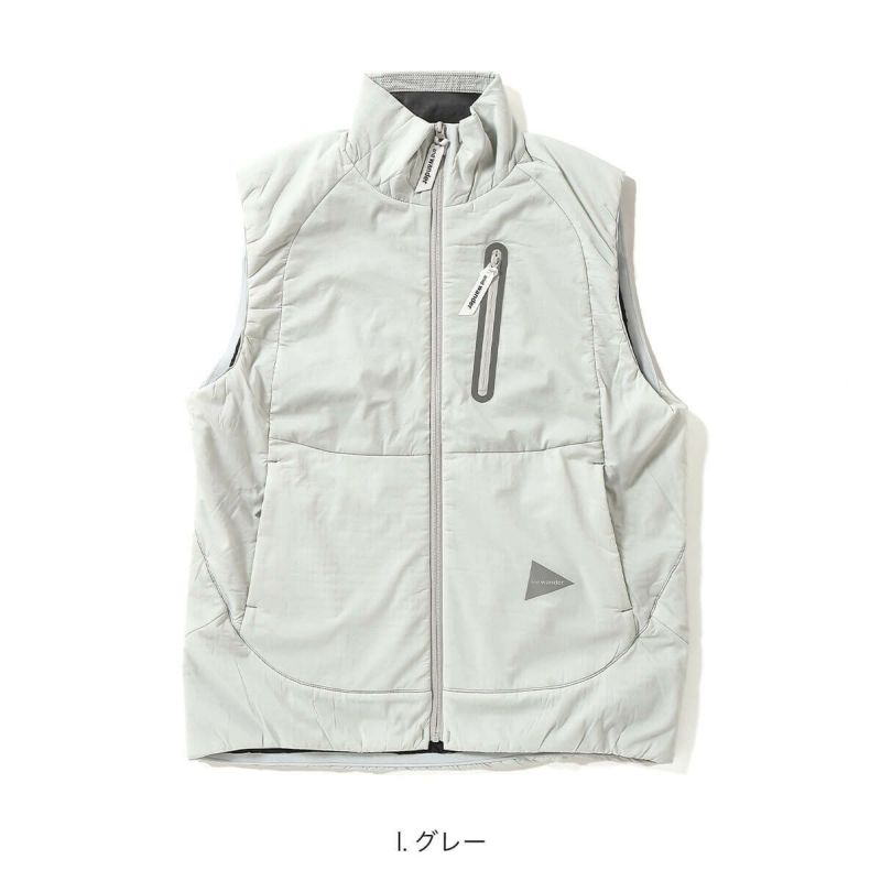 and wander アンドワンダー アルファAIRベスト｜SUNDAY MOUNTAIN