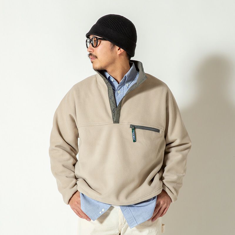 L.L.Bean JAPAN EDITION エルエルビーンジャパンエディション ソロンフリースプルオーバー メンズ