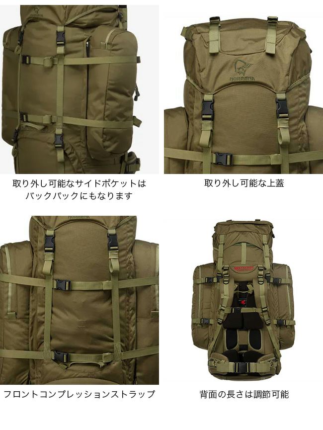 NORRONA ノローナ リーコン 125Lシンクロフレックスパック｜SUNDAY MOUNTAIN｜サンデーマウンテン