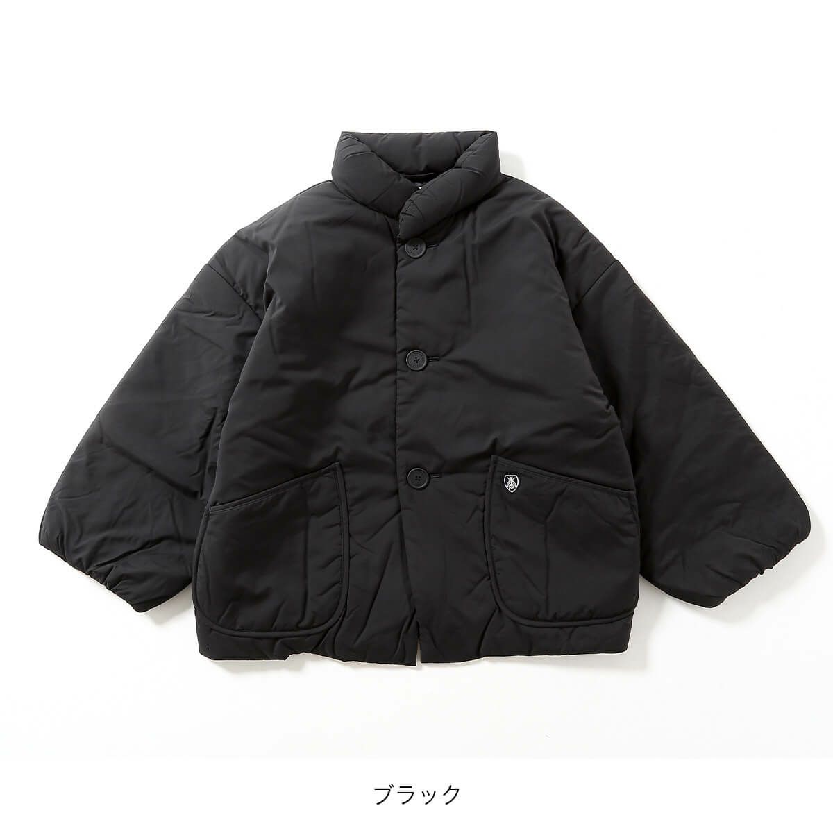 ORCIVAL オーシバル スタンドカラーブルゾン ブラッシュドタフタ