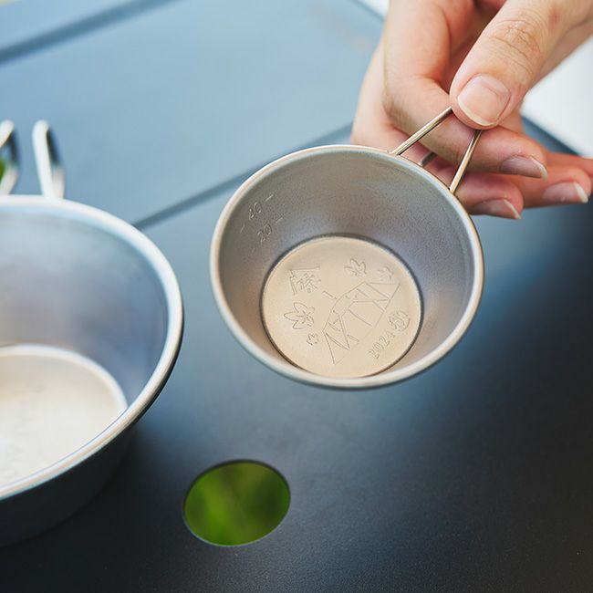 snow peak スノーピーク チタンミニシェラカップ 2024 AUTUMN EDITION