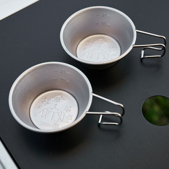 snow peak スノーピーク チタンミニシェラカップ 2024 AUTUMN EDITION