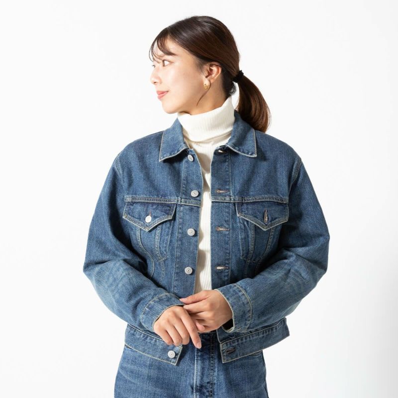 シンゾーン　DYDE DENIM JACKET Shinzone（シンゾーン）】DENIM JACKET(NAVY) デニムジャケット Gジャン