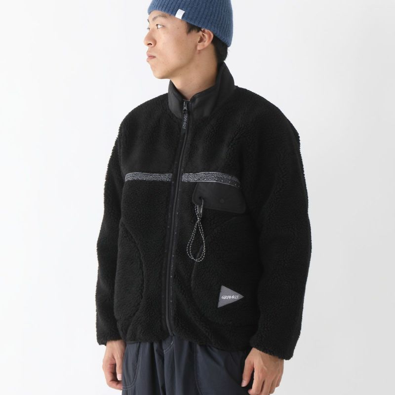 GRAMICCI×and wander グラミチ×アンドワンダー JQテープフリースジャケット
