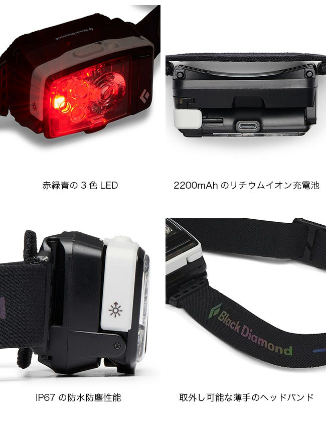 Amazon | Black Diamond ストーム500-R ブラック | Black