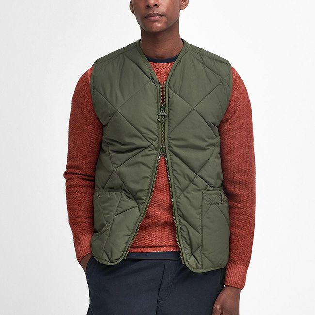 Barbour バブアー フィールドキルテッドジレ