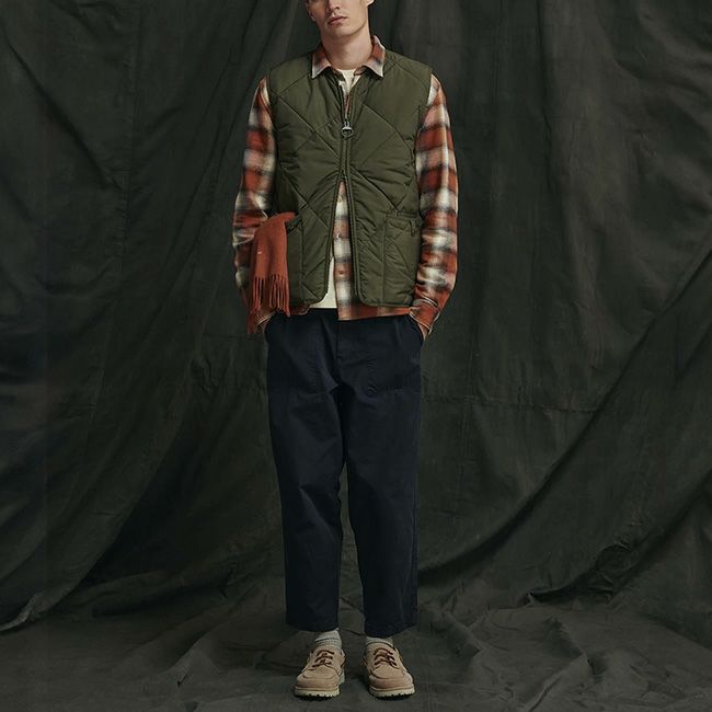 Barbour×DENIM DUNGAREE インディゴビデイルJK BARBOUR Foxton Dungaree | endource
