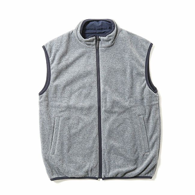 美品✨TWC イギリス製 リバーシブルベスト テディフリース ウール100