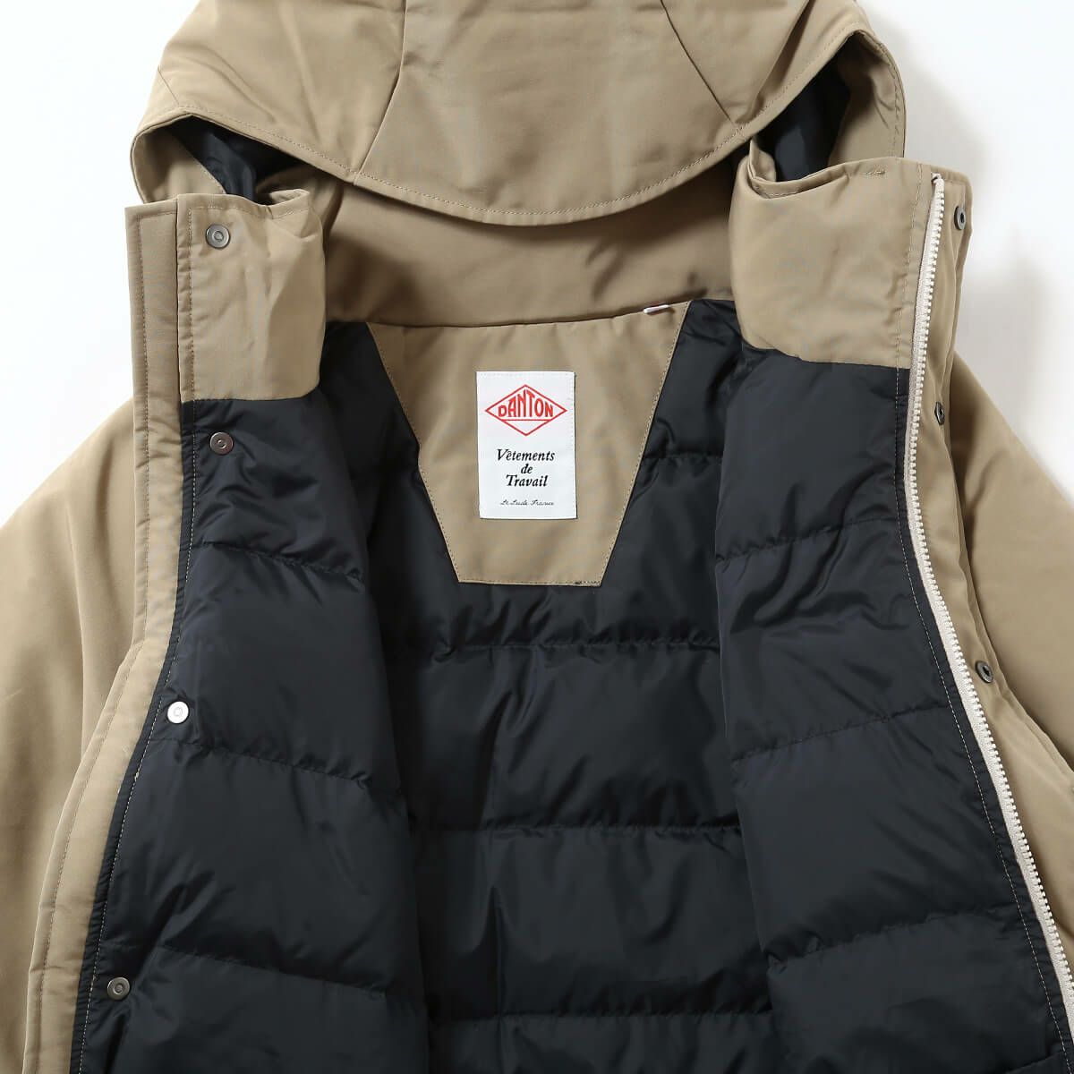 DANTON ダントン アーミーフーデッドジャケット メンズ｜SUNDAY