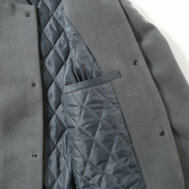 N.HOOLYWOOD エヌハリウッド ウールxレザー コンビ ブルゾン 40 N.HOOLYWOOD エヌハリウッド ウールxレザー コンビ ブルゾン 40