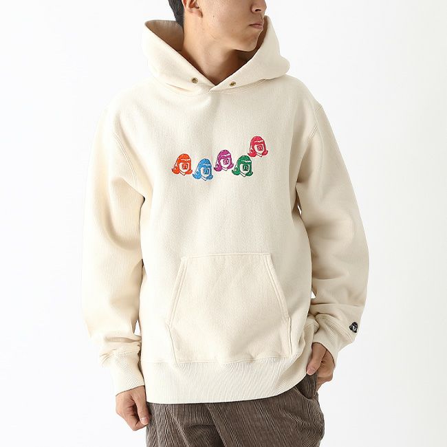 TACOMA FUJI RECORDS タコマフジレコード マルチロゴエンブロイダリーフーディ