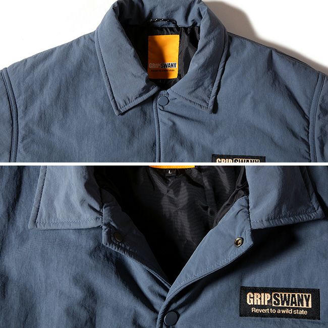 GRIP SWANY グリップスワニー インサレーテッドコーチジャケット