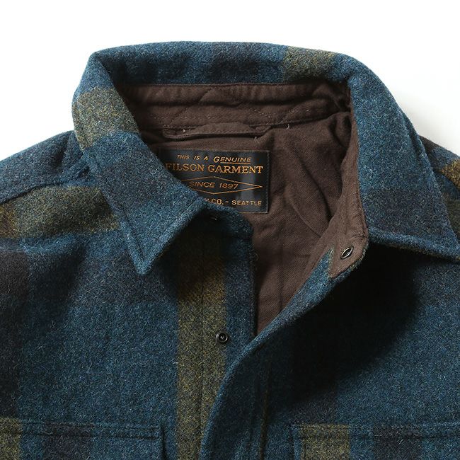 FILSON フィルソン ラインドマッキノーウールジャックシャツ｜SUNDAY