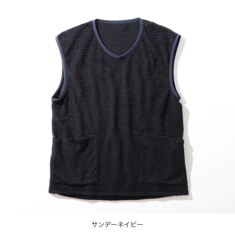 nest robe リネンクラフツマンエプロン 齧る ブラック