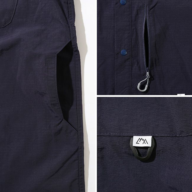 CMF OUTDOOR GARMENT コムフィアウトドアガーメント ノーカラーシャツ｜SUNDAY MOUNTAIN｜サンデーマウンテン