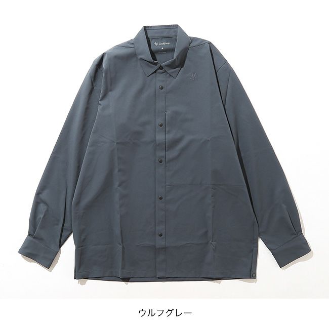 未使用タグ付き GOLDENBEE金蜂 ヴィンテージ チャイナガウン シャツ L 193stw-2111-l10.jpg