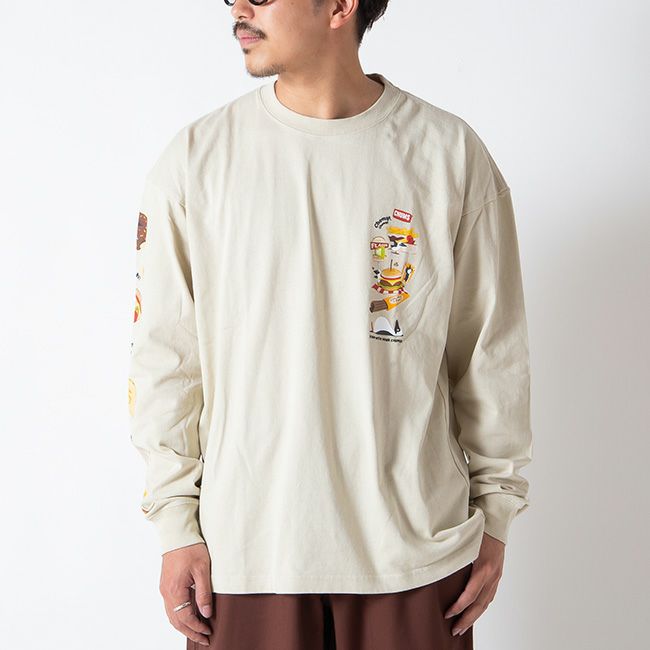 CHUMS チャムス ファストフードL/S Tシャツ