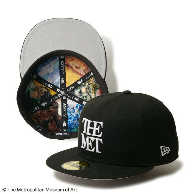 NEW ERA×THE MET ニューエラ×ザメット 59FIFTY ザメットライニングアート