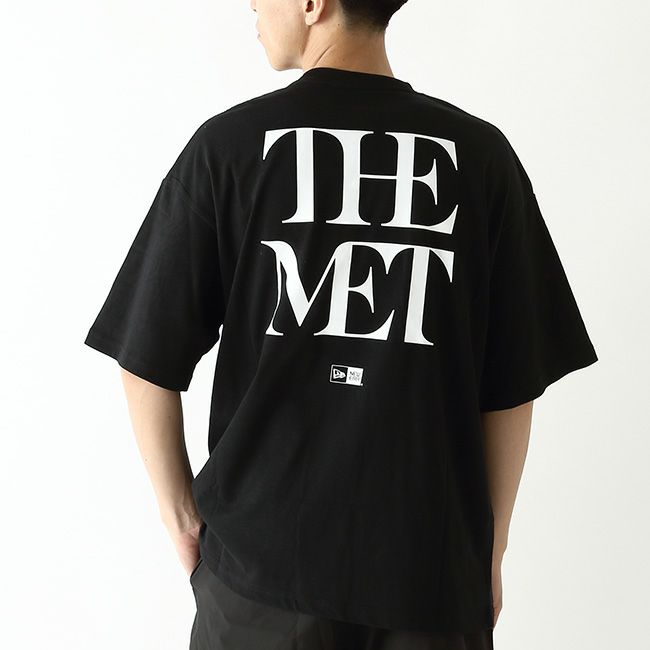 NEW ERA×THE MET ニューエラ×ザメット SSオーバーサイズドコットンTEEザメットバックロゴ