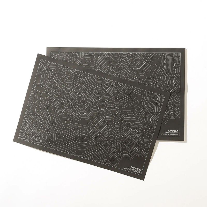 DVERG ドベルグ TOPOGRAPHIC PAPER PLACE MAT