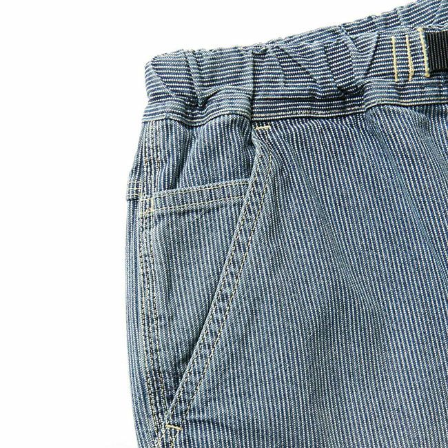 GRAMICCI グラミチ ジャパニーズヒッコリーデニムワークパンツ メンズ