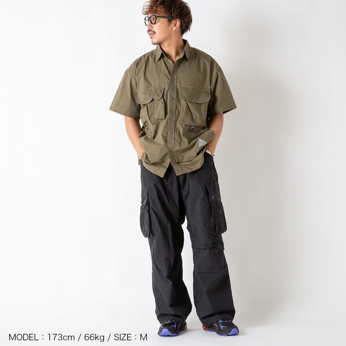 GRAMICCI×and wander グラミチ×アンドワンダー ミリタリーワイドパンツ