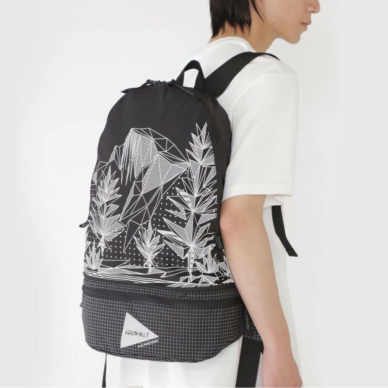 GRAMICCI×and wander グラミチ×アンドワンダー 2ウェイリップストップバッグ