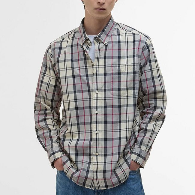 Barbour バブアー タゴンタータンOSフィットシャツ