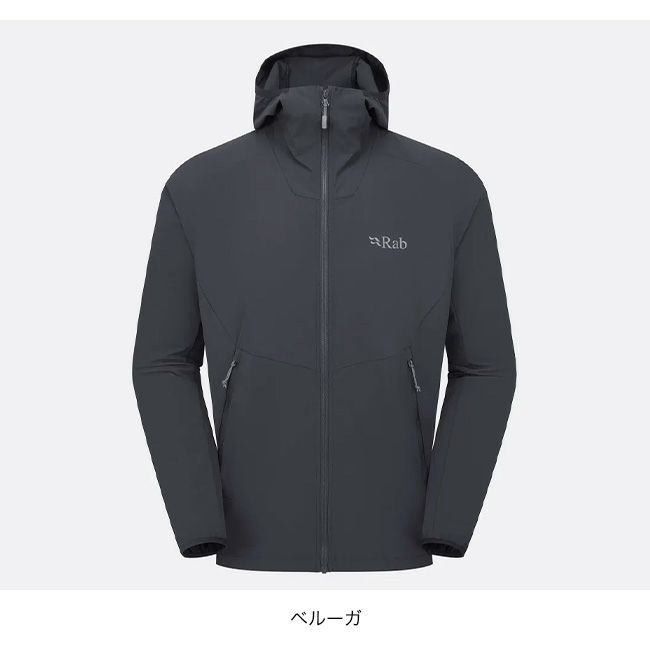 Rab ラブ フリースジャケット メンズ Modulus Hoody Black QFG15-Black