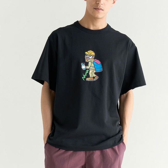YUKA　ナンバーアイ　Tシャツ　タオル 45R葉山ものがたり イニシャルカヤッコちゃんベタッチプリントの