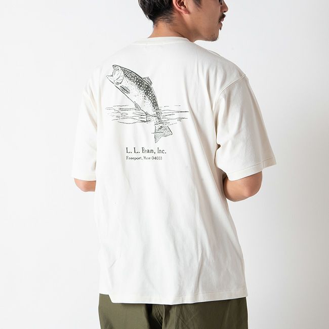 L.L.Bean JAPAN EDITION エルエルビーン ジャパン エディション モリルショートスリーブアニマルグラフィックTee メンズ