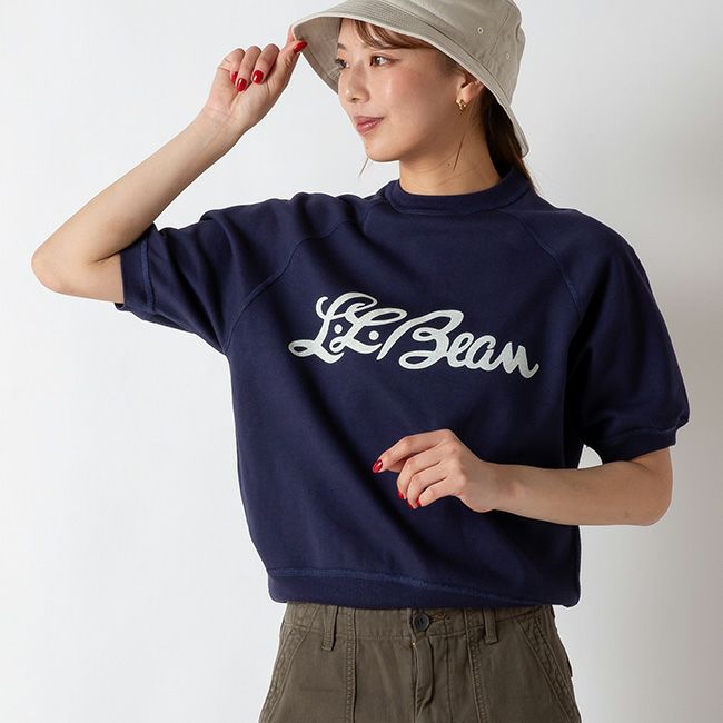 L.L.Bean JAPAN EDITION エルエルビーン ジャパン エディション ポーテージショートスリーブスウェットシャツ【ウィメンズ】