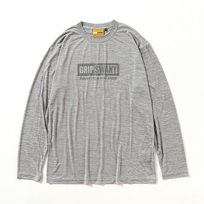 GRIP SWANY グリップスワニー ボックスロゴドライL/S TEE