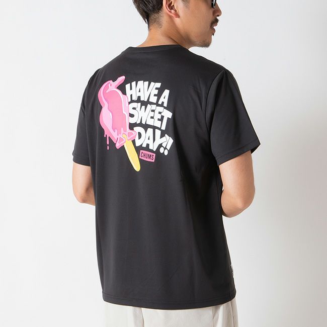 CHUMS チャムス ハブアスウィートデイ!!ドライTシャツ