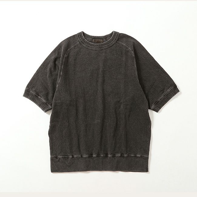 NIGEL CABOURN ナイジェルケーボン スウェットS/Sシャツテトロンコットン裏毛ピグメント