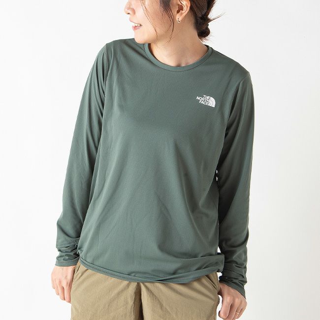 THE NORTH FACE ノースフェイス L/Sブリーズレンジランクルー【ウィメンズ】