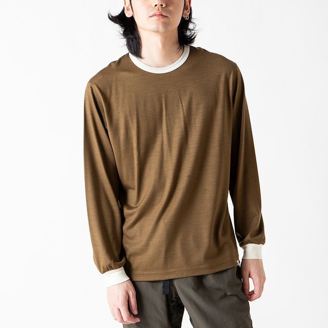 RIDGE MOUNTAIN GEAR リッジマウンテンギア アンワインドメリノTEEロングスリーブ メンズ