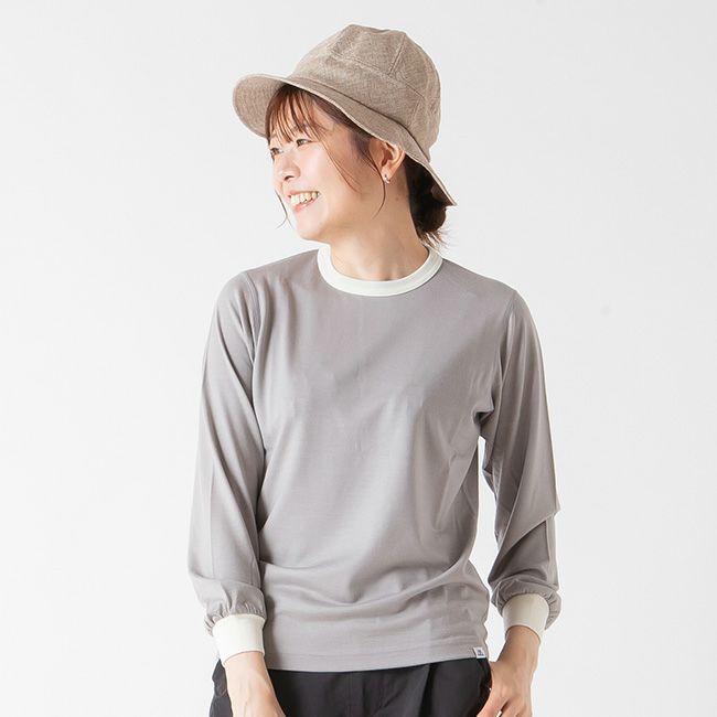 RIDGE MOUNTAIN GEAR リッジマウンテンギア アンワインドメリノTEEロングスリーブ【ウィメンズ】