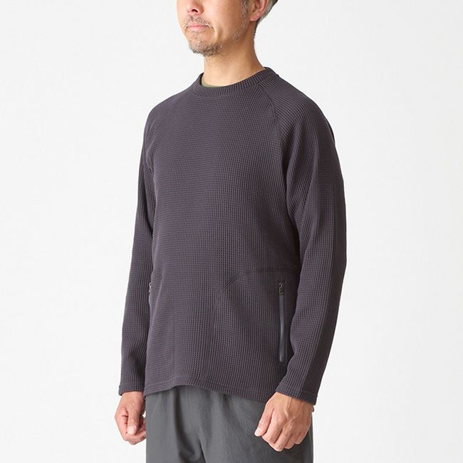 AXESQUIN アクシーズクイン ベンチレーションニットLS Tee