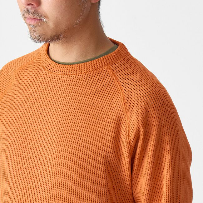 AXESQUIN アクシーズクイン ベンチレーションニットLS Tee