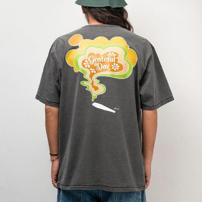 HAVE A GRATEFUL DAY ハブアグレイトフルデイ Tシャツ-スモーク