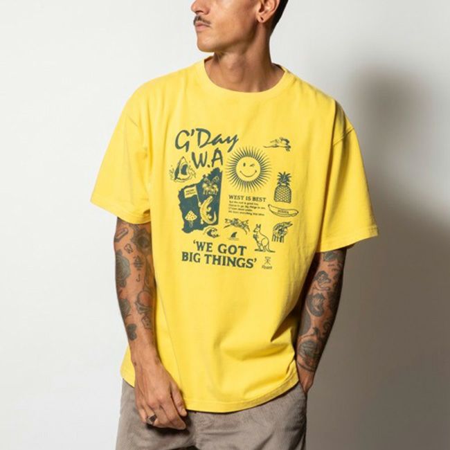 ROARK REVIVAL ロアークリバイバル G'DAY W.A. S/S TEE