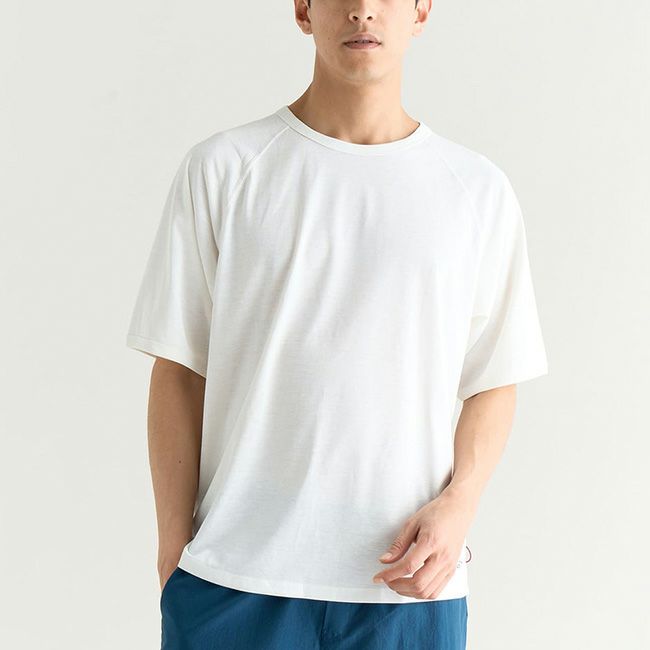 NANA ラグラン・ブラック NANGA ナンガ DRY MIX RAGLAN SLEEVE S/S TEE ドライミックス