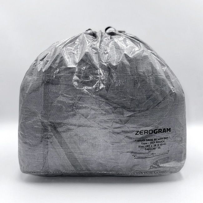 ZEROGRAM ゼログラム ダイニーマ スタッフサック8L｜SUNDAY MOUNTAIN
