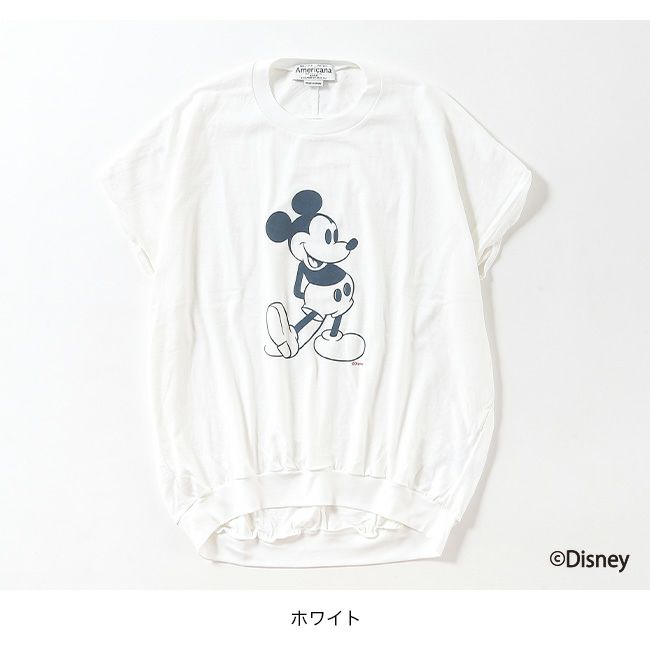 アメリカーナ×ハグオーワー⭐️ミッキーマウス フレンチスリーブT-sh  