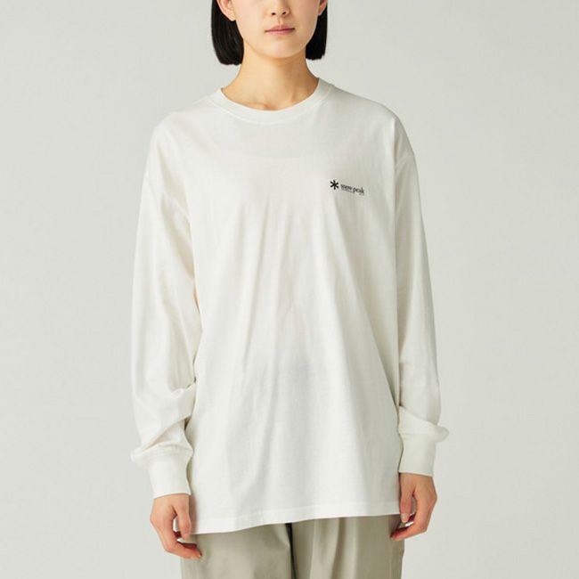 snow peak スノーピーク ソフトコットンリラックスドロゴL/S Tシャツ
