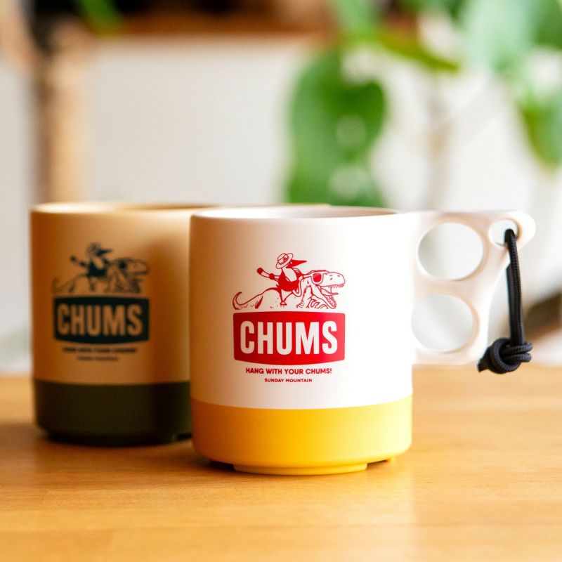 CHUMS×SUNDAY MOUNTAIN チャムス×サンデーマウンテン CHUMS別注ダイナソーキャンパーマグ